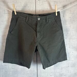 Taylor stitch country green cargo shorts deep pockets zip fly gorpcore outdoor￼